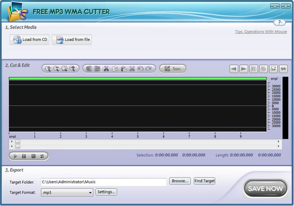 Free MP3 WMA Cutter(免费MP3/WMA剪切软件)最新版下载