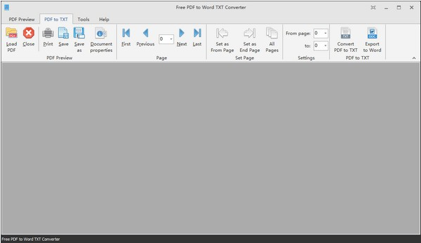 Free PDF to Word TXT Converter°