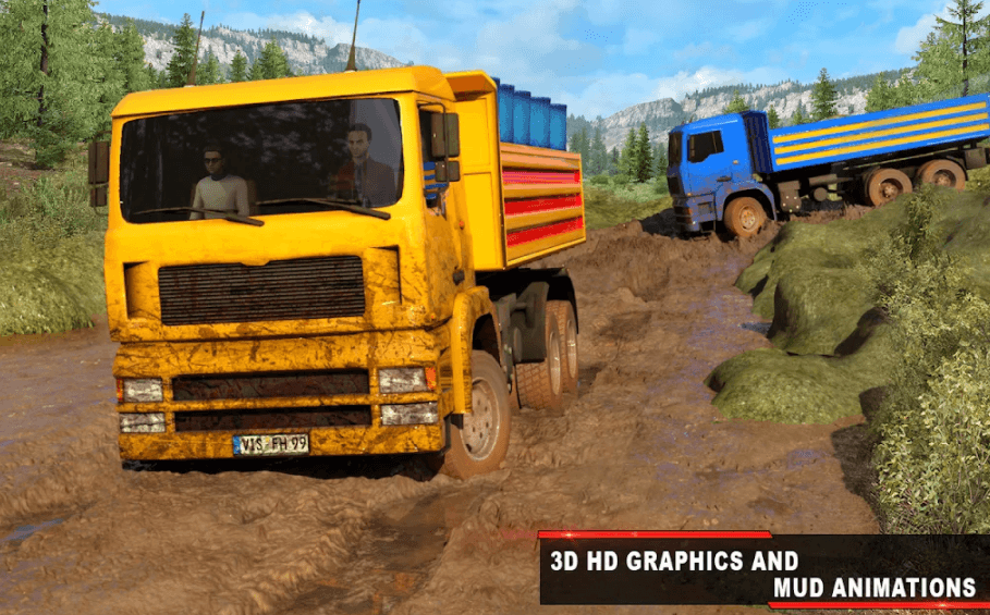 欧洲货运卡车模拟器3D游戏中文破解版