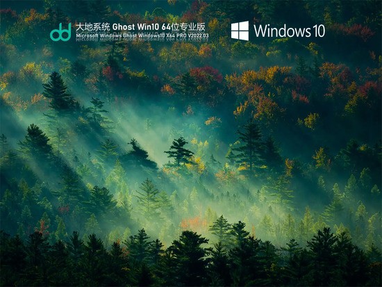 大地系统 Ghost Win10 64位 超级流畅版