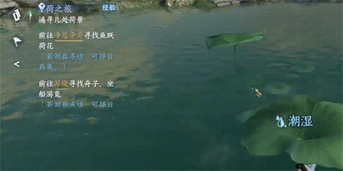 逆水寒荷之旅任务完成攻略2