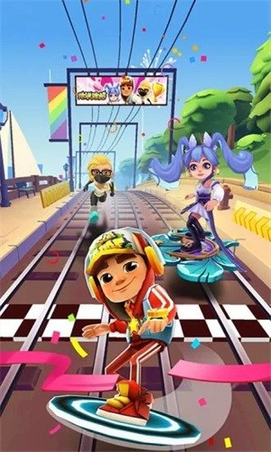 地铁跑酷无敌版无限金币无限钥匙-地铁跑酷开挂版(SubwaySurf)下载v5.04.0
